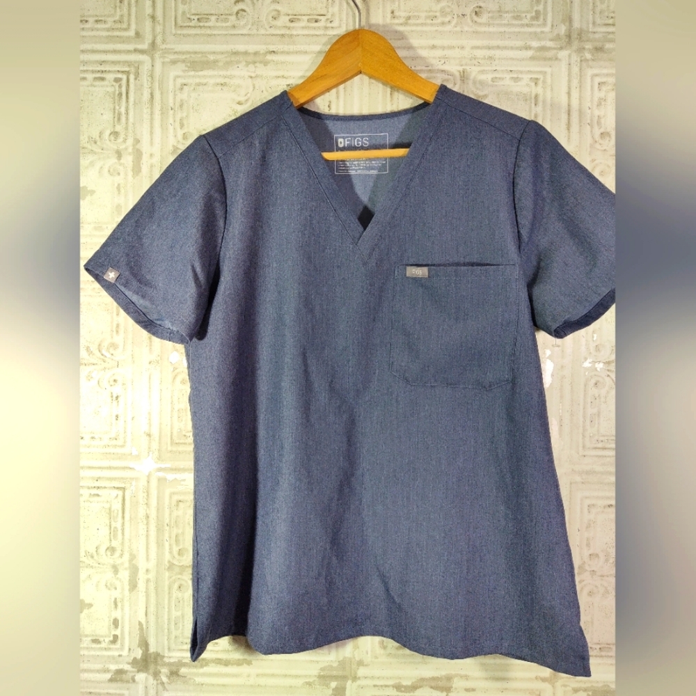 Figs Short Sleeve Scrub Top
